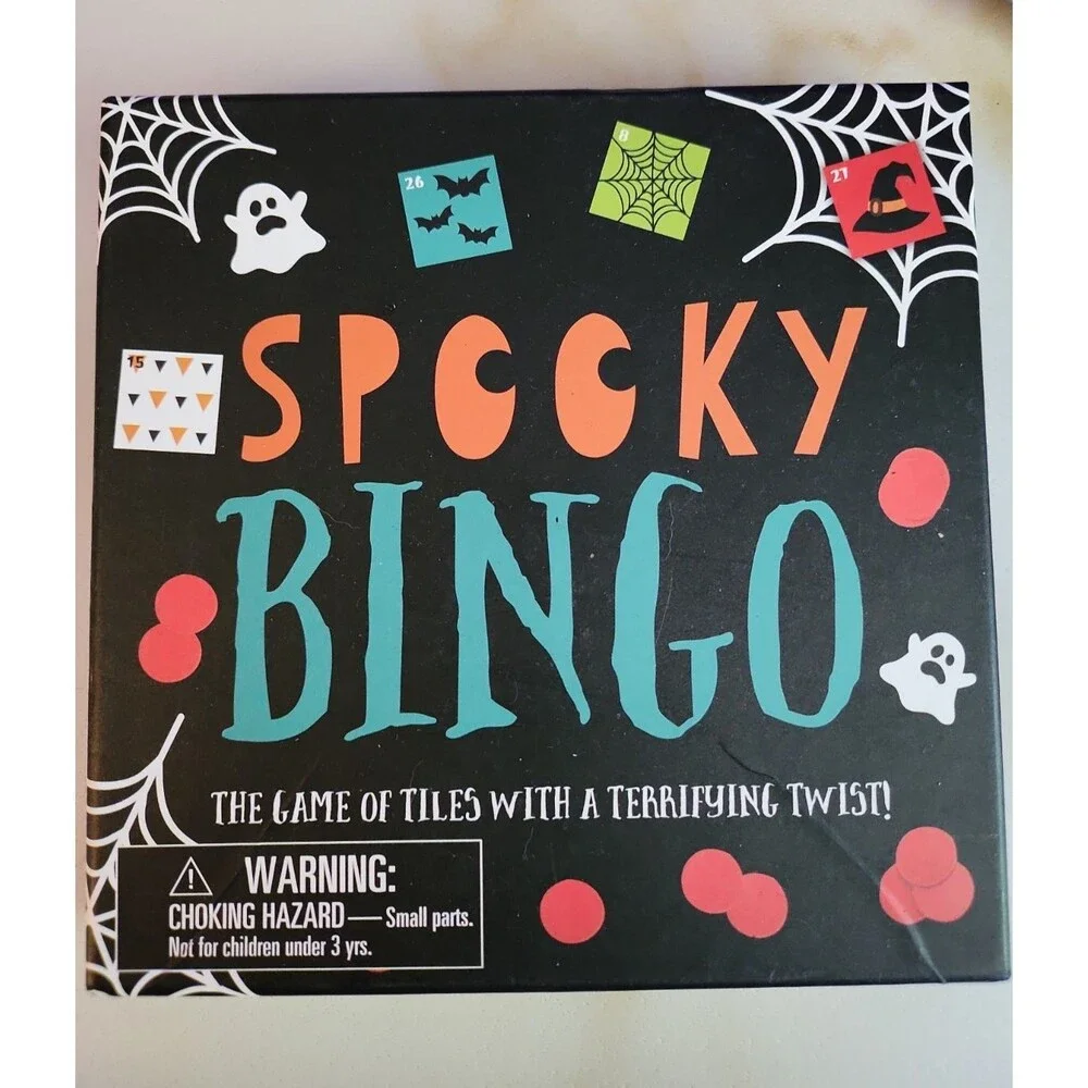Halloween Bingo Games Set School Halloween Spooky Bingo Game
